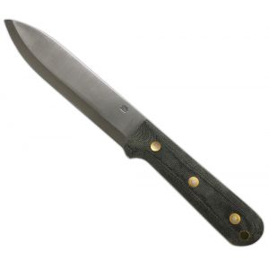 LT Wright Knives Gen 6  Larry Roberts Edition, Scandi, Black Micarta, Matte Finish Fixed Blade Knife